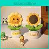 Vs Zombies Plants Knitted Sunflower Potted Ornament Home Decor Gift Girls