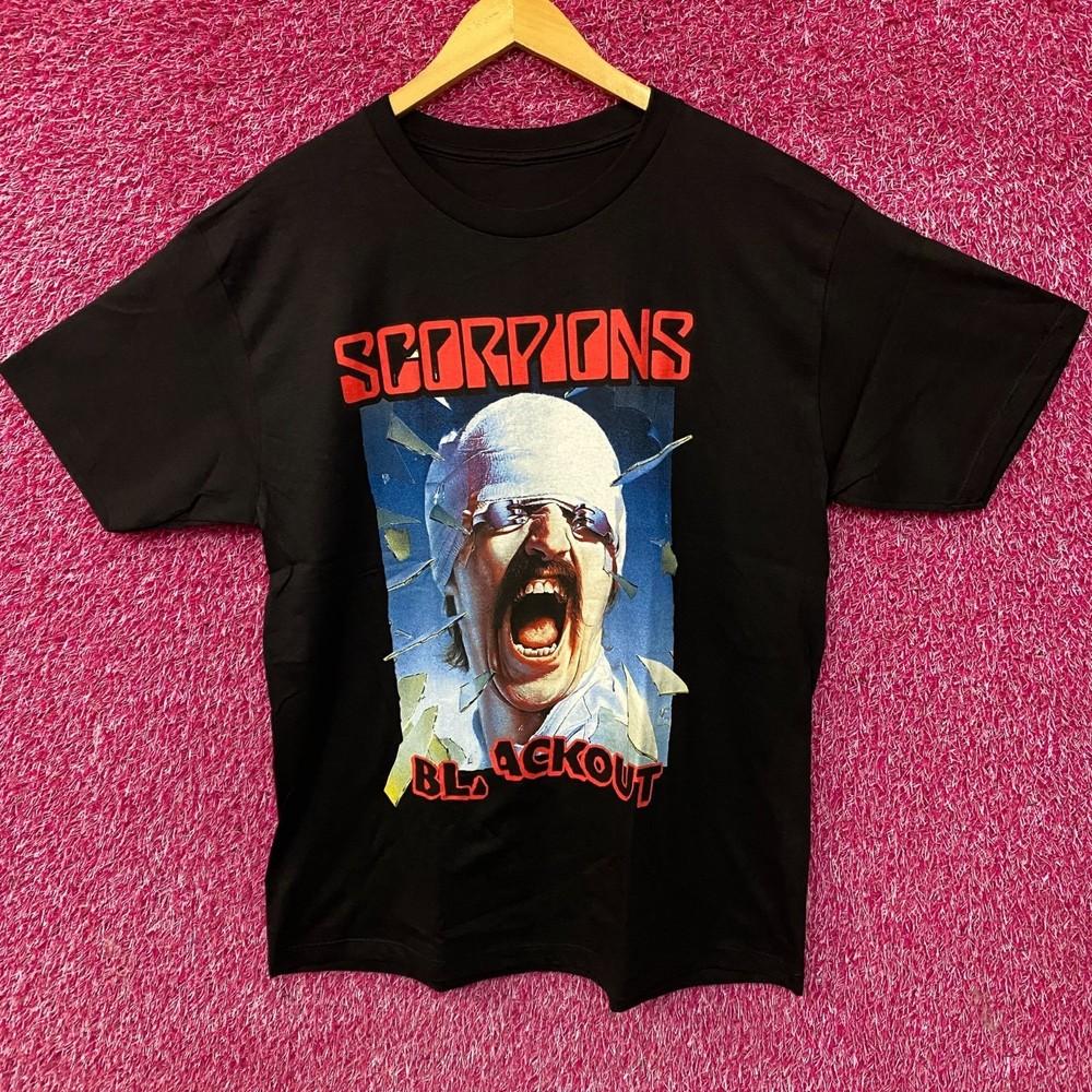 Scorpions Blackout Albumhoes Heavy Metal Band T-shirt Groot Unisex T-shirt
