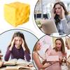 Giant Cheese Squeeze Toy Extra Large Size Cheese Squishy Fidget Toys Slow Rebound Shapeable Venting Ball for Adults Gifts