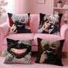 Trendy TTokyo Ghouled Cushion Cover Comfortable Durable Pillow Cover MultiScene for Home Office Car Sofa