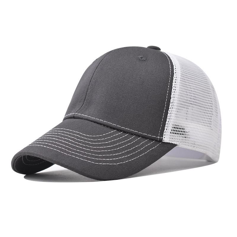 Baseball Cap Adult Net cap Shallow Curved eaves Hat Unisex Summer hat Breathable hat shade Spring Autumn Cap Hip Hop Fitted Cap