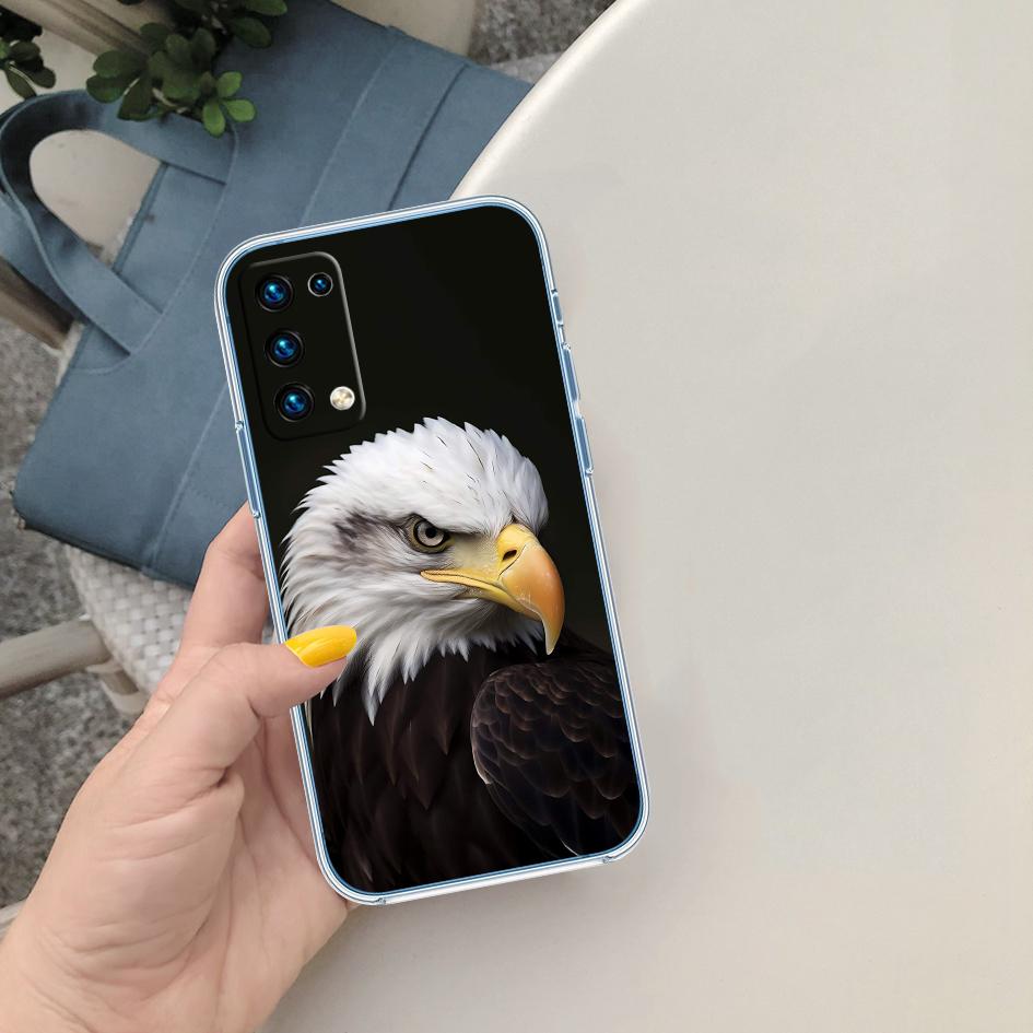 LO51 Hawk Eagle Phone Case for Motorola Moto G10 G20 G30 G31 G32 G34 G35 G41 G42 G50 G51 G52 G55 G60 G60S G62 G71 G72 G75