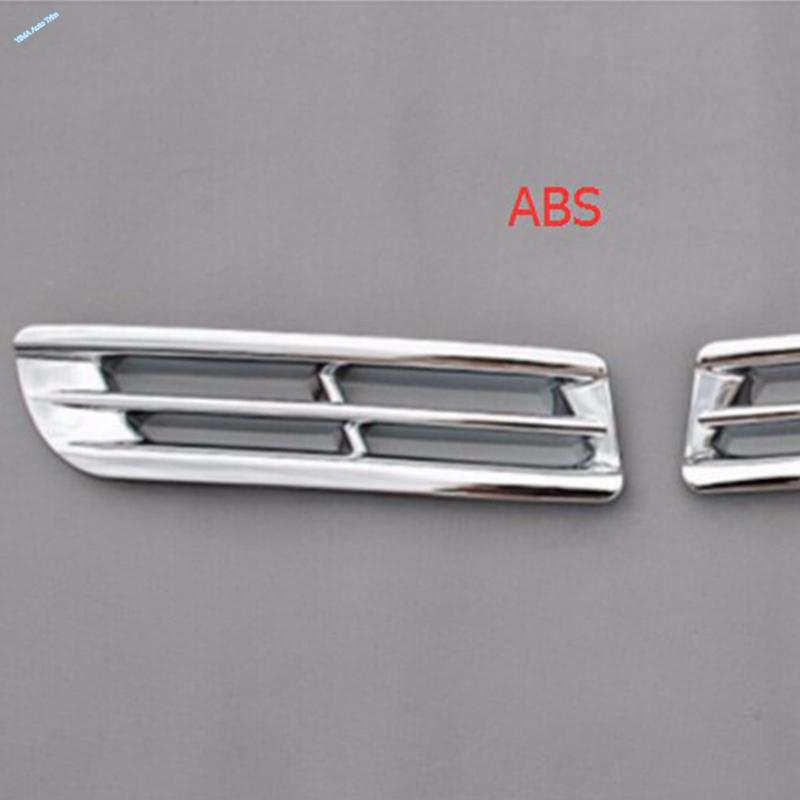 Chrome Front Bottom Fog Light Lamp Cover Trim 2pcs/set For Toyota Highlander 2011 2012 2013 Car Stylings Exterior Accessories