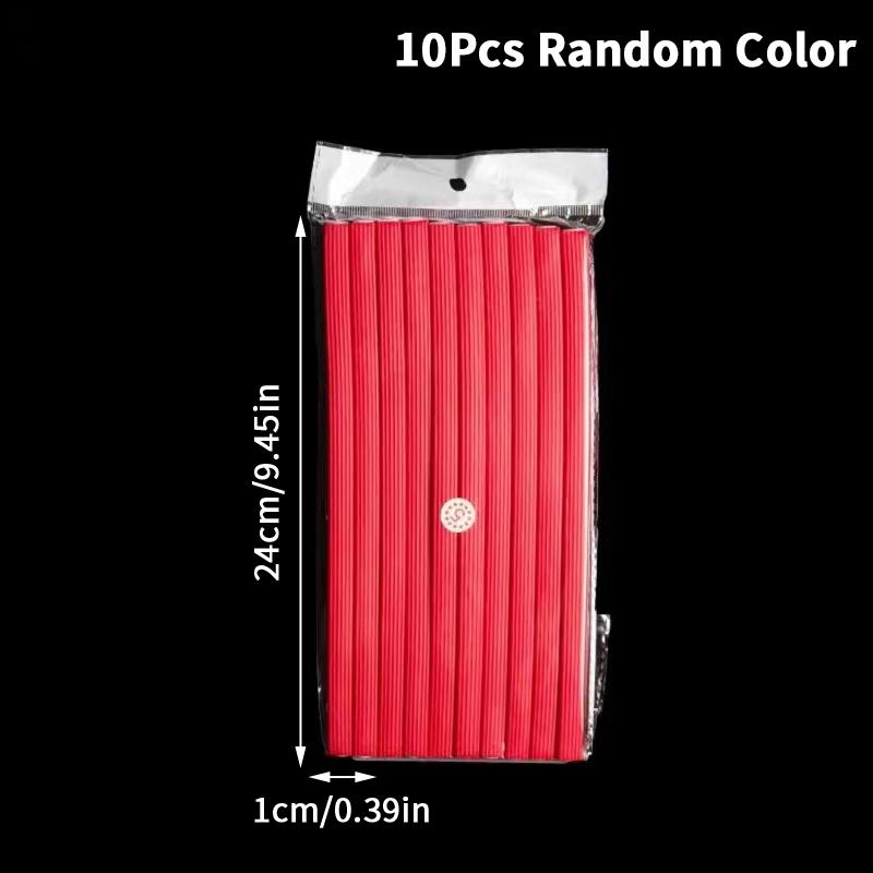 

{Summer2}10Pcs Flexible Hair Curling Rods Square Hair Curler Makers Soft Foam Bendy Twist Rollers DIY No Heat Styling Tools