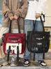 Streetwear Canvas Shoulder Bag For Men With Multiple Pockets For Daily Use