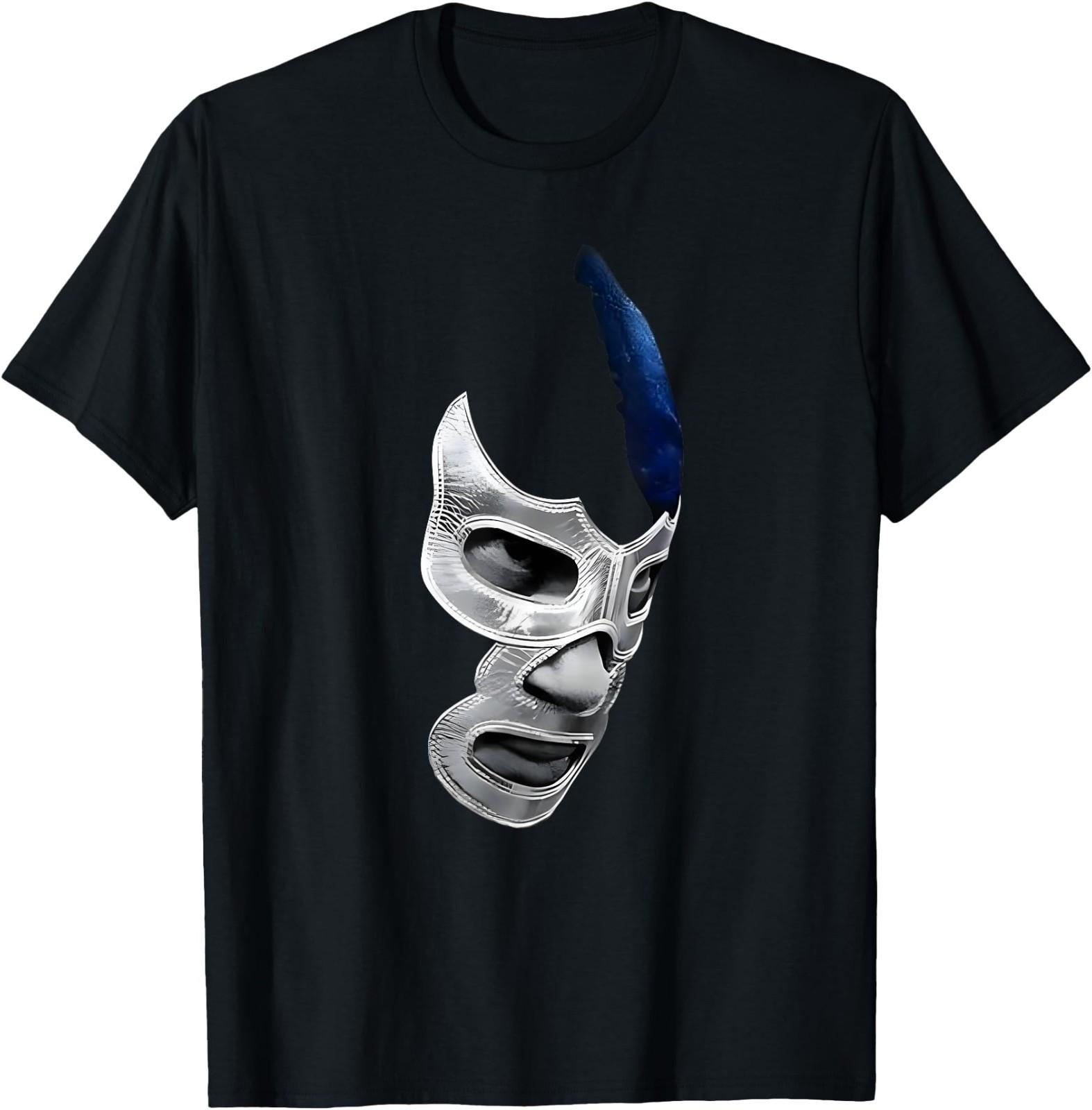 Lucha Libre Mexican Wrestling Legend Mask Design T-Shirt S