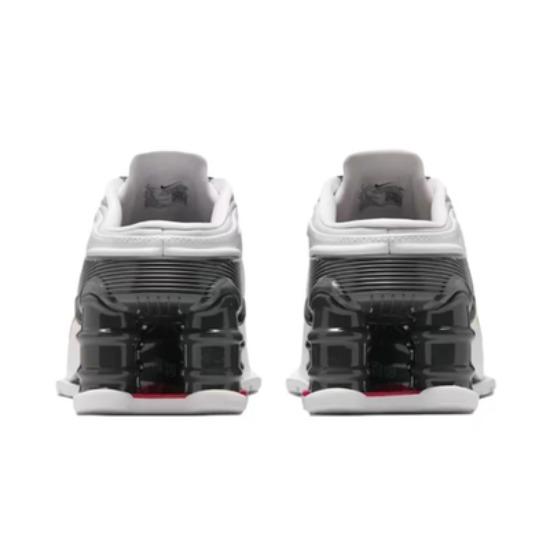 Martine rose x Nike Shox MR4 Platino Metallizzato Rosso Varsity Donna IM5420-100