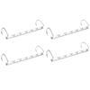 2/4/6/8/10pcs Magic Clothes Hangers Hanging Chain Metal Cloth Closet Hanger Shirts Tidy Save Space Organizer Hangers