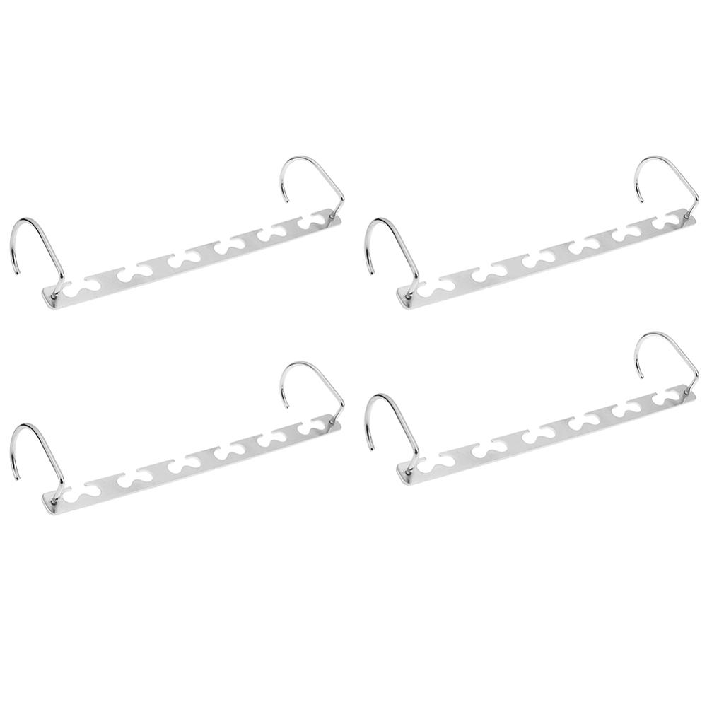 2/4/6/8/10pcs Magic Clothes Hangers Hanging Chain Metal Cloth Closet Hanger Shirts Tidy Save Space Organizer Hangers