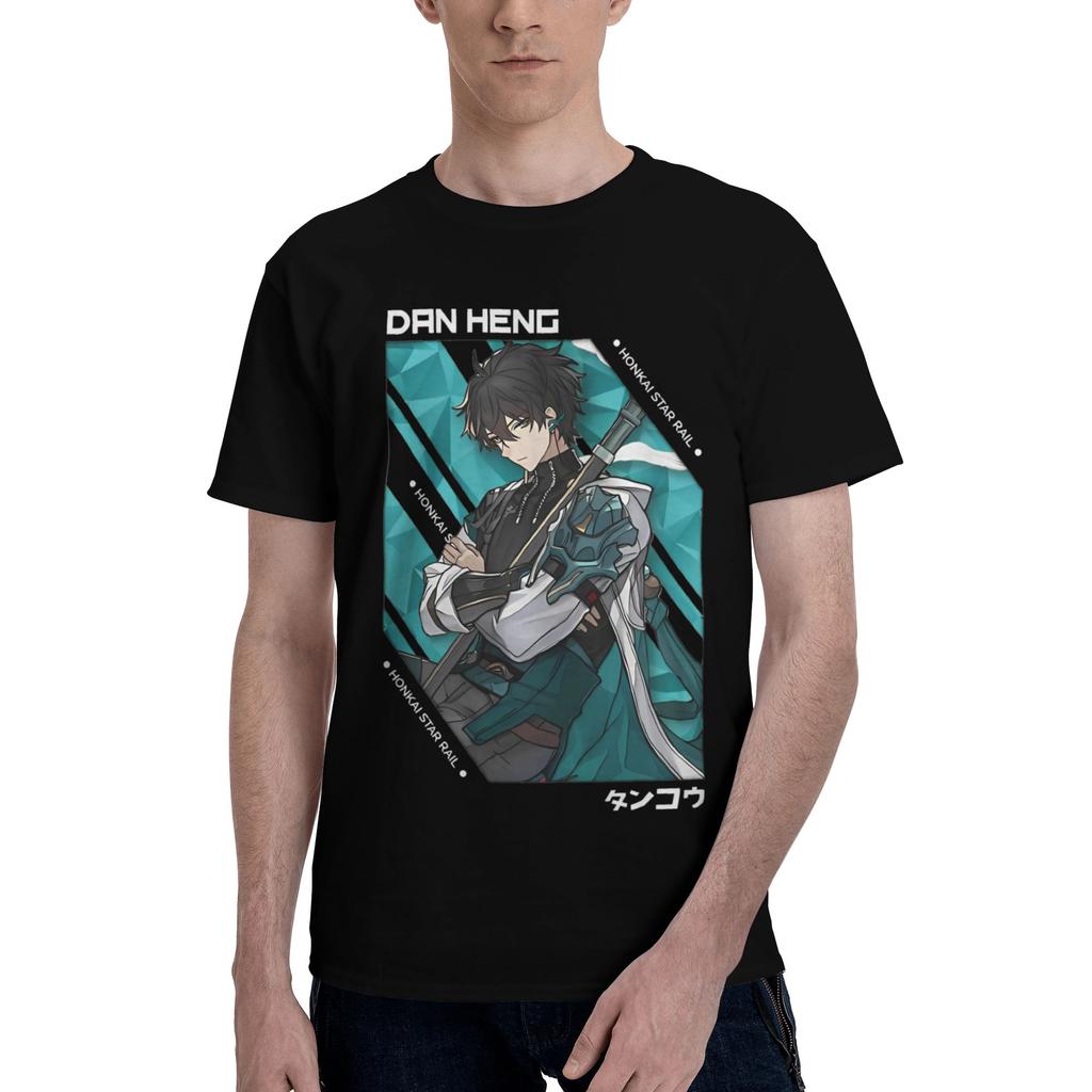 Men Women T-Shirts Kafka Honkai Leisure 100% Cotton Tee Shirt Short Sleeve Game Anime T Shirt Round Neck Tops Printed