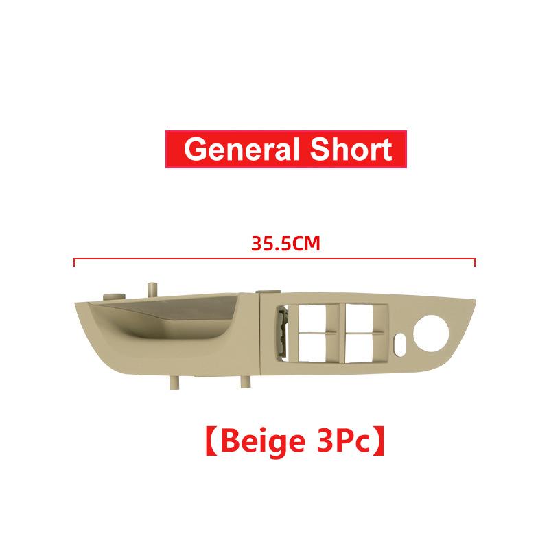 Pentru BMW Seria 3 E90 E91 318 320 325 328 05-12 Mâner interior al mașinii, panou interior ușii șoferului, capac ornamental bej negru