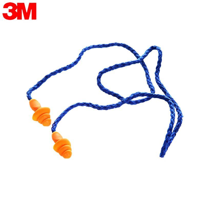 3M 1270 Noise-Canceling Earplugs One Size оранжевый
