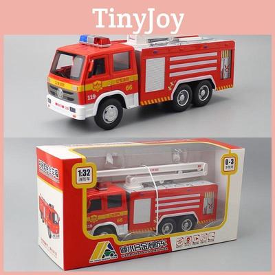 Modelo de Caminhão de Bombeiros com Jato de Água e Luz Para Colecionadores e Crianças