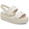 Crocs Comfortable Versatile Beach Sandals Women Sandals White Gray 210676-160