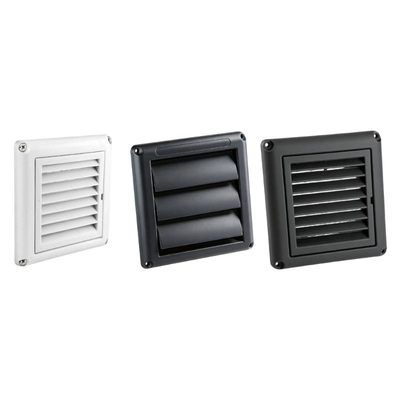 Quick Releasing Dryer Wall Vent with Rainproof Louvers Easy Installation Plastic Texture for Any Weather Conditions