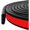 Rubber Weather Seal For Pickups Cap - Camper Shell Seal Automotive Weather Stripping Tonneau Cover Tailgate Seals For Pickups Truck Cap 24.6FT