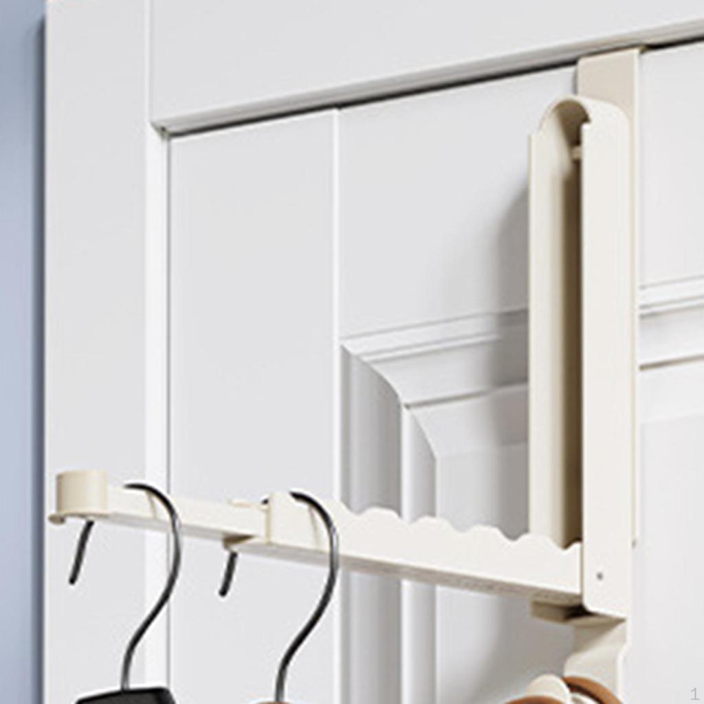 Door Hanger Storage Rack Portable Organizer Towel Hook Hanging Wardrobe Office Living Room for