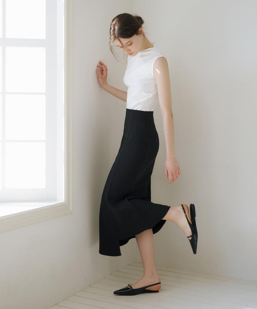 Riorg Ce Unbalanced Mermaid Skirt Black