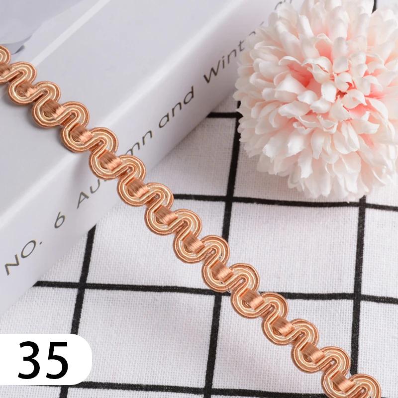 15 Meter Curtain Fringe Lace Edge 1.2cm Width Tassel Lace Trim Ribbon For Sewing Sofa Pillow Home Upholstery DIY Accessories