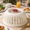 Plastic Vegetable Food Cover Heat Resistant Anti Fly Mosquito Draining Basket Breathable Fruit Basket Cover Food Protection