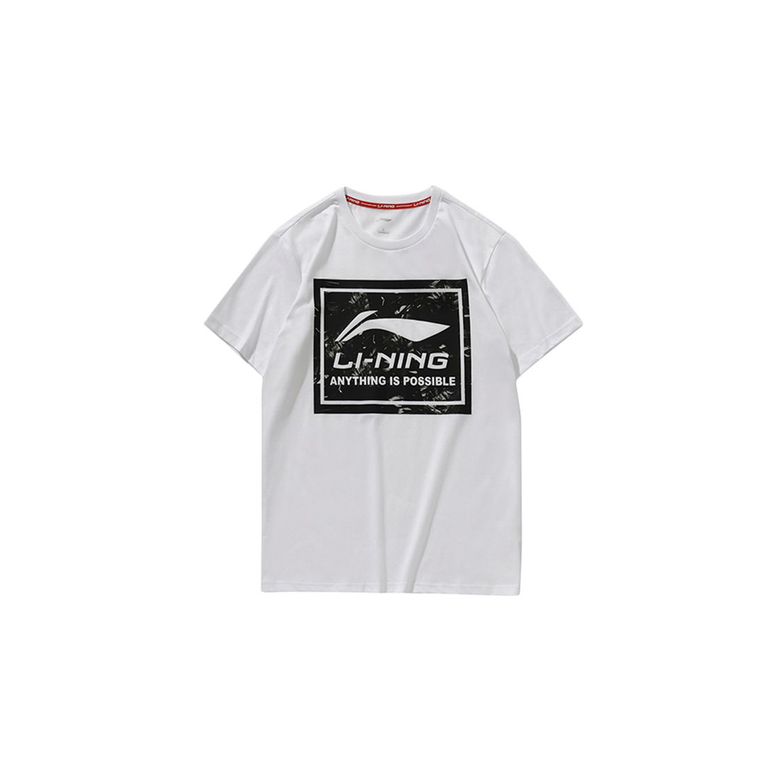 

Li Ning Logo Print T-Shirt Men Tops Standard-White AHSP493-1 L