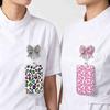 Arbeitskartenetui Nylon Trendiger Ausweishalter Buntes Leoparden-Lanyard Glitzerndes Schleifen-Rollband Krankenschwesterzubehör Ausweis-Halter Schulwerkzeug