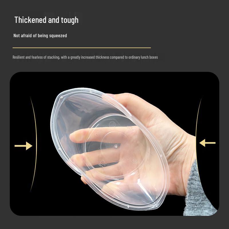 450ml Round Disposable Food Containers with Lids