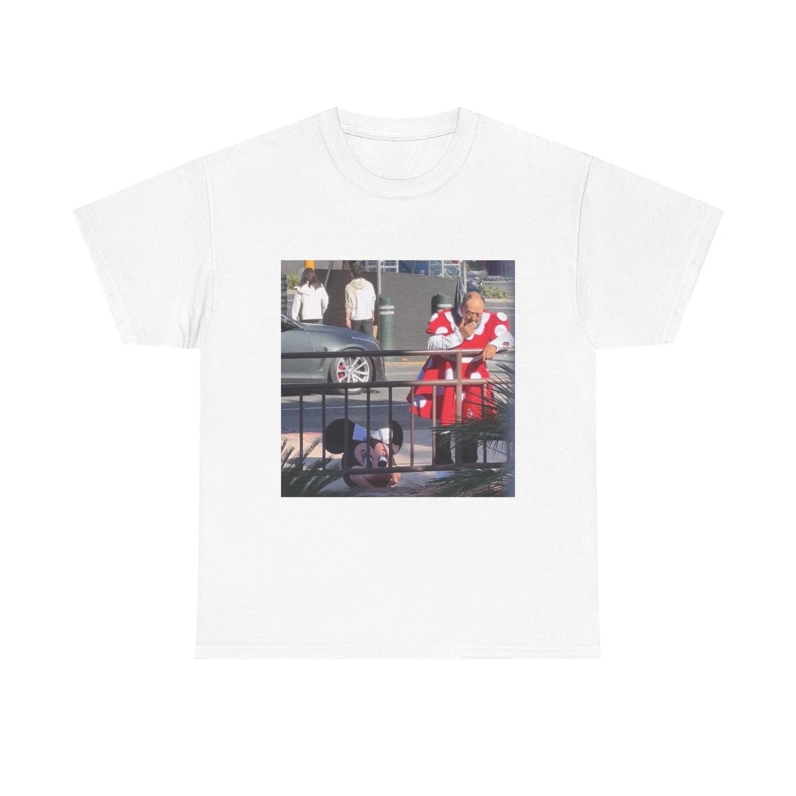 Men s and Women s T-shirts Mouse Smoking Funny M