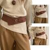 Luxurious Matte Finish Wide Belt PU Waistband Slimming For Women Retro Clasp Two Color Option Easy Styling