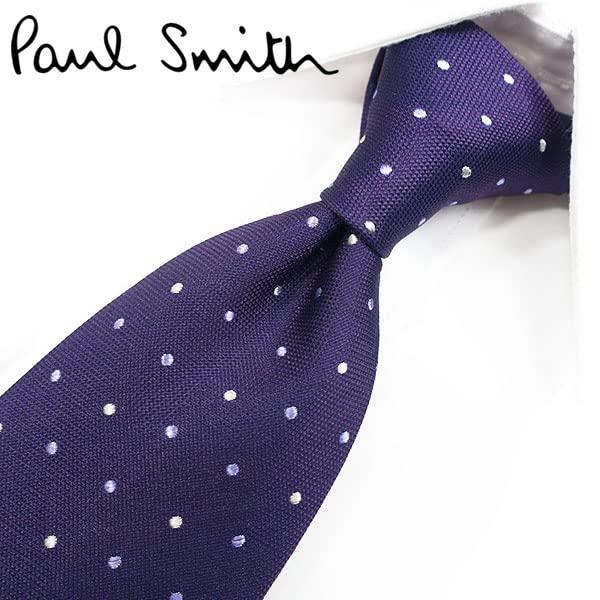 Tie Gift Paul Smith Tie with Paul Smith Case Tote Bag PS72 Purple Gift Wrapping [Brand Set] Ribbon, & (REDROSE Original) Navy/Blue (Gift, Birthday,