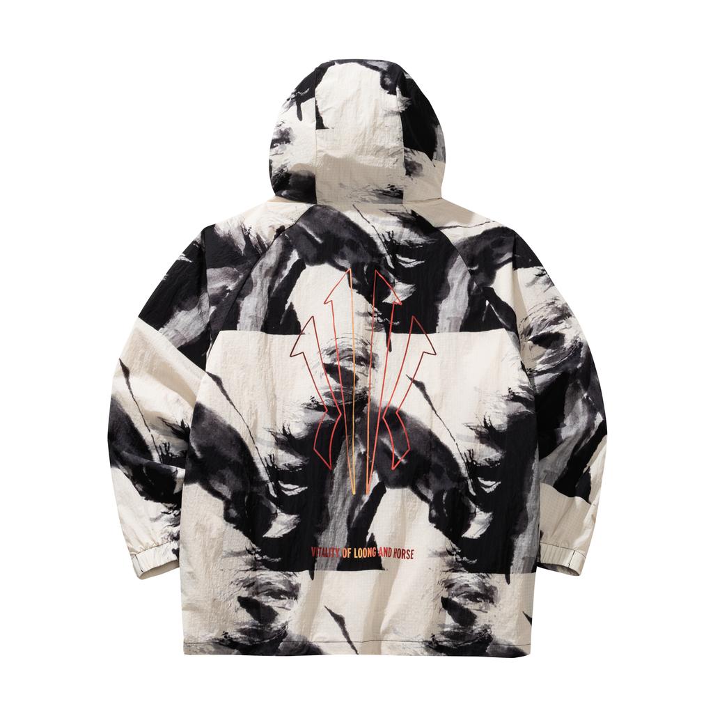 Anta Kyrie Xu Beihong Basketball Series 2026 Ink Wash National Style Casual Trend Life Woven Sports Jacket Men Jackets Mud-Gray 172611607-1