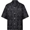 Louis Vuitton Printed Short-Sleeved Silk Shirt 1AFWS9