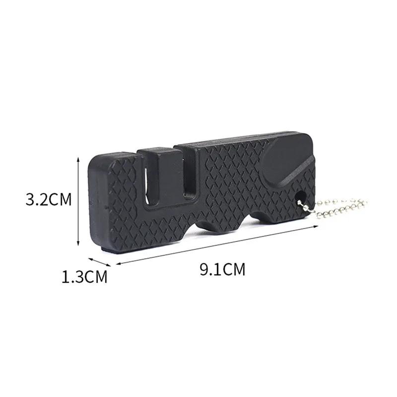 Messerschärfer Taschenformat Keramikschärfer Diamantwerkzeug Schärfer für Scheren Zahnräder Angelhaken Karbid Messerschärfstein Outdoor Multiwerkzeuge