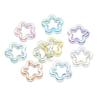 10Pcs/Lot 30*30.5mm Acrylic Transparent Five Pointed Star Pendant for DIY Jewelry Making Bracelet Necklace Charms Accessories