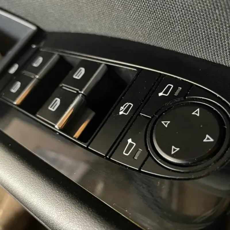 Dla Mazda 3 6 CX5 CX-5 ATENZA Axela Przyciski podnoszenia szyb Naklejka dekoracyjna z cekinami ABS Chromowane wykończenie Akcesoria do stylizacji samochodu