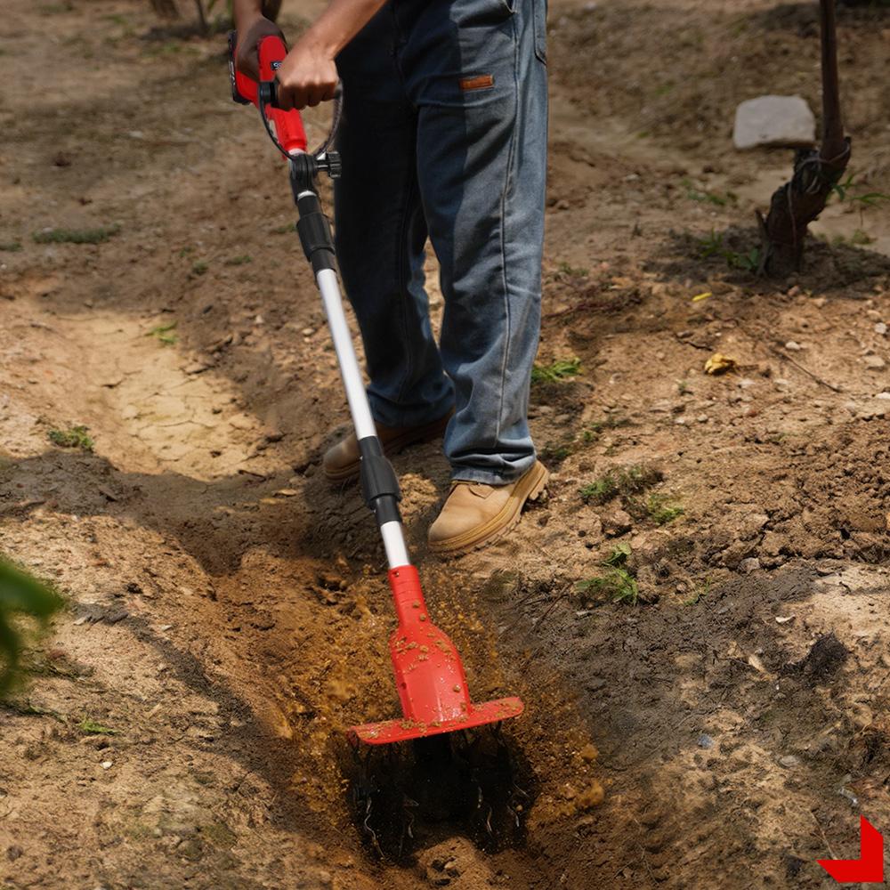 ONEVAN Bürstenloser 1600W Elektrischer Bodenfräse Fräse Kultivator Rasenmäher Akku-Vertikutierer Gartengerät Für Makita Batterie Pin
