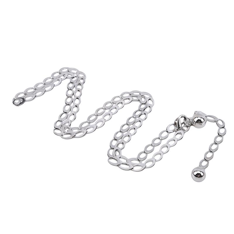 

New Jewelry Dress Waist Metal Chain Belts High Waist Gold Belts For Women Fashion Waistbands All-Match Belt For Party срібний