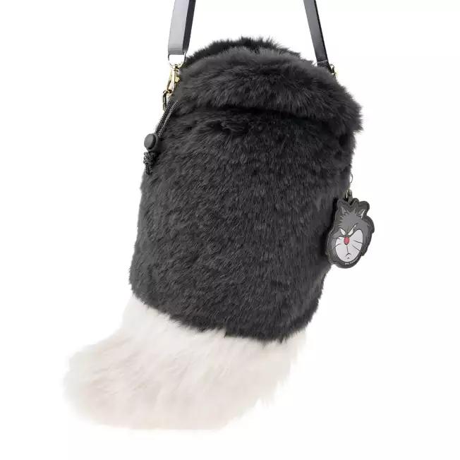 Disney Lucifer Multi-Pochette with Tail Charm Hands-Free Goods Japan NEW