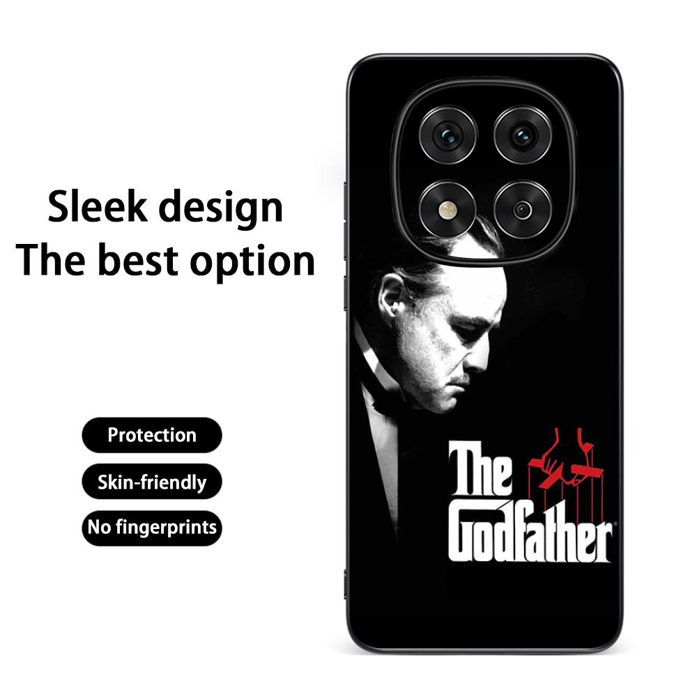 The Godfather Classic Movie Posters Phone Case For Redmi Note 14 13 12 11 Pro Plus S 5G 14C A3 Soft Black Phone Cover