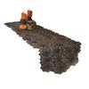 Halloween Decorative Table Cloth Black Lace Spider Holiday Party Backdrop