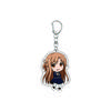 55MM Anime Sword Art Online Keychain Alice Synthesis Kirigaya Kazuto Yuuki Asuna Key Chain Acrylic Model Plate Christmas Gifts