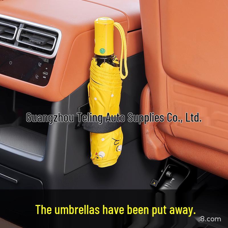 Car Seat Back Multi-Purpose Hook & Umbrella Fixing Rack