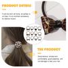 FRCOLOR 12 Pieces Leopard Print Hair Ponytail Hair Extensions for Men and Perfect for Hair and Party Women,