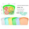 800ml Reusable Freezer Bag Stand Up Meal Prep Bag New Food Storage Bag  Travel Use