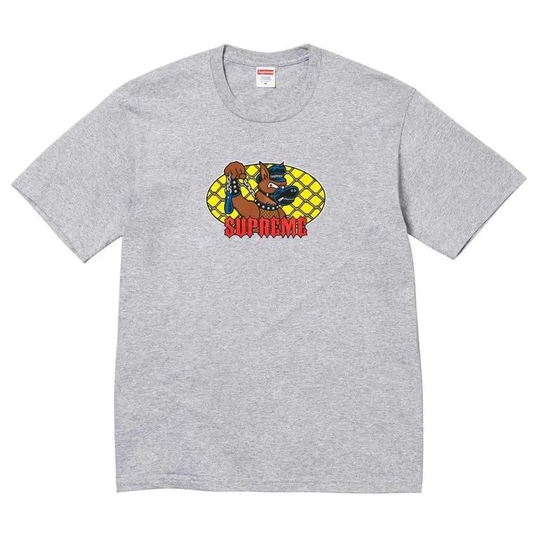 Supreme Leash Tee Heather Grey L