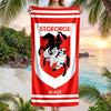 St George Illawarra Fashion Beach Towel: Ideal for Summer Adventures Soft, absorbent and quick drying suitable for swimming and bathing