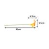2 Pcs Artificial Flexional Stalk Calla Wedding DIY Posy Bouquet Office Decorative Home Decor