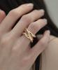 Novice Tokyo Triple Line Ring / Gold