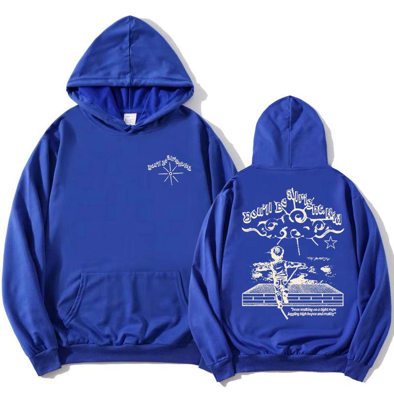 Alex Warren Alles wird gut, Kleiner Kapuzenpullover Mode Langarm Kapuzenpullover Lässiges Design Grafikdruck Pullover Unisex