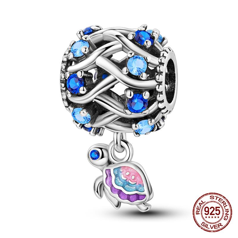 100% Copper Donut Sunflower Love Lock Charms Beaded Fit Originalbracelet Diy Jewelry Making Women Gift